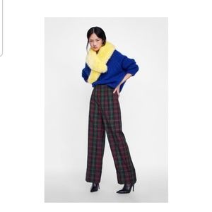 Zara plaid pants